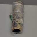 Artoid Mode Rabbit Bunny Flowers Easter Doormat, Home Decor Low-Profile Switch Rug Door Mat Floor Mat for Indoor Outdoor 17x29 Inch (Beige)