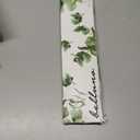 BELLUNO Men's Cotton Floral Skinny Tie, 2.5 inch, Light Brown