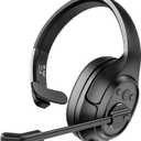 EKSAtelecom H1 Pro Telecom Bluetooth Trucker Headset, Black