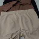 INNERSY Women's Slip Shorts for Under Dresses High Waisted Shorts (Medium, Black/Cafe/Light Beige)