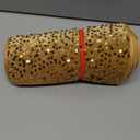 Gold Tree Collar Mermaid Sequin Tree Collars 23.6 Inch Round Sparkle Tree Ring Christmas Tree Base Cover Bling Christmas Tree Collar Velour Xmas Tree Stand Collar for Holiday Display Decor