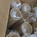 SIUQ 400 Pack 8 oz Kraft Paper Cups, Unbleached Disposable Paper Coffee Cups, Thickened Hot/Cold Beverage Drinking Cup for Party, Home, Cafes, Bistros, Businesses (Brown)