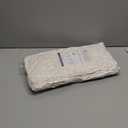 2 Pack Square Seat Cushions - Velvet & Slow-Rebound Foam Chair Pads Chair Pillow Cushion with Anti-Slip Ties for Kitchen, Dining, Office Chairs, Tatami (16"x16", Ivory)