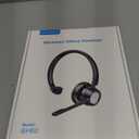 Link Dream Trucker Bluetooth Headset 20H Talktime Wireless Headset with 270Rotatable Noise Cancelling Microphone USB Dongle for Online Meeting, Office Home, Call Center, Computer, Cell Phone (BH60)