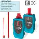 allsun Ultrasonic Leak Detector Diagnostic Stethoscope 36-44kHz Air/Contact Probe,Kit w/Rotary Volume,Tone Generator,Find Vacuum Gas Seal Faults,Auto& Industrial Leak Detection Tool
