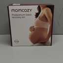 Momcozy Postpartum Recovery Essentials Kit, Labor Delivery Mom Care Kit, Self-Absorbent Disposable Underwear Nipple Nursing Pads Upside Down Peri Bottle Cold Pads Cooling Foam Canvas Bag Set 