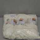 Alize Puffy Fine Yarn Baby Blanket Yarn Lot of 3skn 300gr 48yds 100% Micropolyester Soft Yarn Hand Knitting Yarn Super Chunky Bulky Woven Worested Yarn (62-Light Cream)
