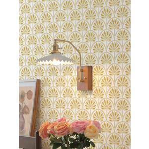 Heroad Gold Jungle Peel and Stick Wallpaper White and Gold Contact Paper Tropical Forest Wallpaper for Bedroom Bathroom Boho Removable Self Adhesive Wall Paper for Kitchen Vinyl Roll 78.7"x17.3"