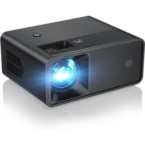 CiBest Mini Projector, Upgraded Full HD 1080P Support Video Projector, Portable Small Movie Projector, Compatible with iOS/Android/Windows/TV Stick/Box/USB/HDMI