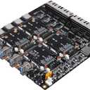 GeeekPi DeskPi Super4C for Raspberry Pi Compute Module 5, Cluster Mini-ITX Board Supporting 4 CM5 modules, 2.5GbE + 1GbE Networking, M.2 NVMe, Including 89W Power Supply