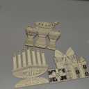 Cinrobiye 24 Set Kwanzaa Craft Kit Bulk DIY Kinara Candles Arts and Crafts with Stickers Happy Kwanzaa Hanging Ornament Gifts for Home School Art Project Activity African Heritage Holiday Party Favors