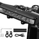 Super Bright LED Bike Light, USB Rechargeable Bicycle Headlight, Waterproof Bike Headlight, Waterproof Bike Headlight,Daytime Running Light,MTB Off-Road Cycling Commuting