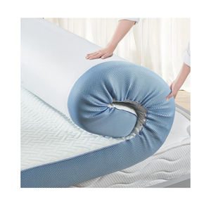 Foam Mattress Topper Extra Support, High-Density Memory Foam Bed Topper for Pain Relief, with Removable Soft Cover, CertiPUR-US Certified