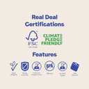 Repurpose 100% Bamboo Toilet Paper, 3-Ply, Tree-Free, Plastic-Free, FSC Certified, Septic Safe, Fast Dissolving, RV-Friendly, 12 Rolls (300 Sheets/Roll), No Fragrance/Dyes