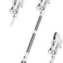 Cordless Vacuum Cleaner, 600W 50KPA 70Mins Runtime Fast Charging Vacuum Cleaner, Self-Standing LED Light Touch Screen Stick Vacuum for Home Light Weight,for Pet Hair/Carpet/Floor, White