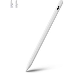 Stylus Pen for iPad, Apple Pencil 2nd Generation with Magnetic Wireless Charging for iPad Air 5th 4th, iPad Pro 12.9 inch 6th 5th 4th 3th Gen, iPad Pro 11 in 4th 3rd 2nd 1st Gen, iPad mini 6 (White)