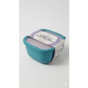 8 Pack Set Plastic Storage Food