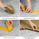 WINNOW Heavy Duty Double Sided Rug Tape 1 Inch / 2 Inch x 66 Feet  Carpet Tape Gripper for Wood, Tile & Carpet, NonSlip, Strong Hold, Removable, 2 Rolls