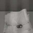 MIULEE Solid Color Sheer Curtains 72 Inches Long 2 Panels Set - Elegant Lightweight Grommet Light Filtering Window Voile Panels/Drapes/Treatment for Bedroom Living Room W42 x L72 Inch, White