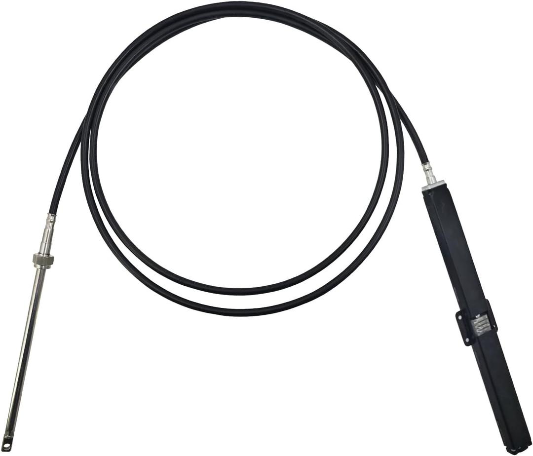 SSC13413 13Ft Rack Steering Cable Compatible with SB39526P,SB39544P Bezel Kits for Back Mount Steering System& SH5210P,SH5230P Helm Units Fits for SS14113 SS15113