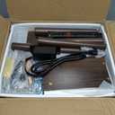 Nightstand,Modern Bedside Table with Storage Drawer and Open Wood Shelf, for Living Room, Bedroom and Small Spaces, Accent Night Stand with Solid Wood Legs, Easy Assembly,Walnut Brown