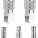 1/2" Npt High Flow Air Hose Fitting Set 5PCS Industrial Air Connect Fitting Coupler 2PCS and I/M Plug 3PCS Hose Connectors Compressor Accessories Quick Connect