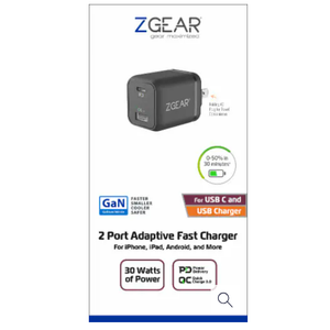 ZGear 2 Port Adaptive Fast Charger