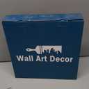 OTOSTAR 4 Pieces Christmas Wall Art Canvas Prints - Christmas Decoration Picture Painting - Modern Wall Artwork Framed for Gifts Bathroom Home Kitchen Office Christmas Decor - 12 x 12 Inch