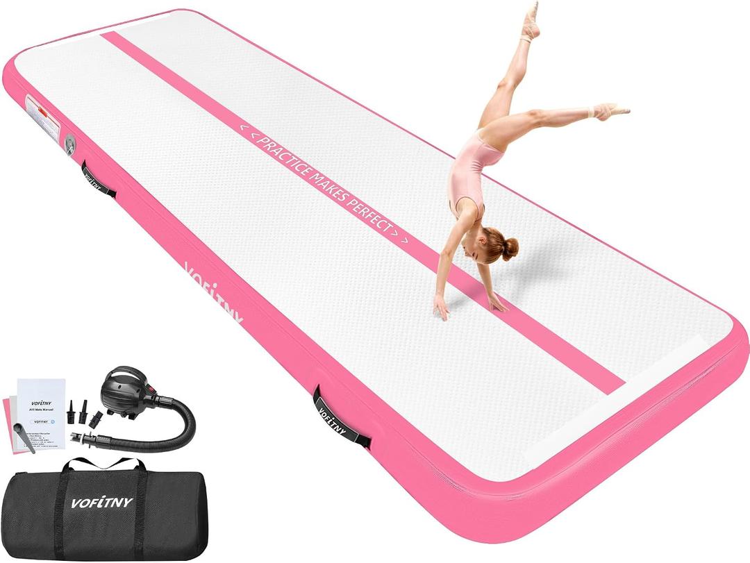 VOFiTNY Inflatable Gymnastics Mat 20ft x 3.3ft Air Tumbling Mats