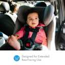 Clek Foonf Convertible Car Seat with Rigid Latch System, Crumple Zone Safety System, Adjustable Headrest, Reclining Design, Anti-Rebound Bar & Flame Retardant-Free (Vintage Ziip) MFD: 06-24-35