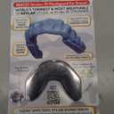 Bulletproof Braces Mouthguard  Worlds Thinnest & Strongest Sports Mouth Guard for Braces! Basketball Football Lacrosse Wrestling Hockey Rugby BJJ MMA Boxing Mouthpiece  Adult Youth & Kids (Lava Black)