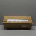 Oval Wooden Decorative Tray, Farmhouse Style, Beaded Serving Tray for Living Room, Coffee Table (White)