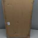 DWVO Utility Cart, 1000 lbs Capacity, 2 Shelf Heavy Duty Plastic Service Utility Cart on Wheels, Rolling Storage Work Carts Suitable for Warehouse, Garage, School & Office, Cleaning, Black (40"x17")