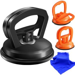Car Dent Puller Repair Kit,Powerful Car Suction Cup Dent Puller Kit Handle Lifter,Car Dent Removal Kit,Car Dent Remover Tools for Auto Body Dents Remove,Glass,Screen,Tiles Lifting Objects Moving (A)