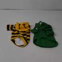 2 Pcs Dog Halloween Costume Frog Coat Hoodies Bee Outfits Warm Winter Clothes for French Bulldog Chihuahua Puppy Cat Kitten Pet Accessories(S)