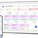 10.1" Digital Calendar, Meal Planner, Duty Chart, to Do List,HD Smart Touch Screen Home Interactive Smart Electron Calender - Built-in Digital Photo Frame Function (white, 10.1)