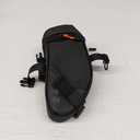 Bike Seat Bag, Expandable Bicycle Saddle Bag Under Seat, Waterproof Cycling Seat Pack for Mountain Road Bikes and Commuter, 1.5-2L (Black)