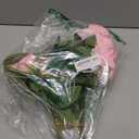 20PCS Artificial Roses with Long Stems - Realistic Silk Flowers, Fake Roses Real Touch Bouquet of Roses for Valentine's Day, Home Decor, Bridal Wedding Party, Bulk Faux Rose Flowers (Pink)