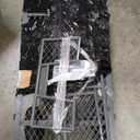 VIVOHOME Heavy Duty 880 Lbs Capacity Mesh Steel Garden Cart Folding Utility Wagon with Removable Sides and 4.10/3.50-4" Wheels 10 inch Tire (Grey) (Large, Gray)