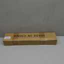 Curtain Rods for Windows 16 to 48 Inches, Curtain Rod Max Adjustable Length of 60 IN, 1" Diameter Drapery Rods Round Finials, Black, Pack of 1