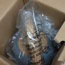 POLIVIAR Tea Kettle, 2.7 Quart Blue Finish with Wood Pattern Handle Loud Whistle Food Grade Stainless Steel Teapot, Anti-Hot Handle and Anti-Rust, Suitable for All Heat Sources JX2025-TB30 (Aqua Green)