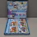 Magnetic Blocks - 100Pcs 0.8in Magnetic Building Block for Kids Ages 4-8, Transparent Magnet Block Blue Princess Castle, Magnet Cubes Tiles Princess Toy for Girl 3 4 5 6 7 8-12 Christmas Birthday Gift