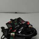 AFP Fall Protection Full-Body Premium Safety Harness, 8 Thick Support Belt, Aluminum D-Rings, Tongue Buckle (OSHA/ANSI PPE) (Mexican Flag)
