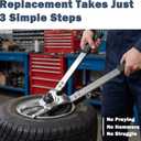 Racing Kart Tire Changing Tongs, Go-Kart Tire Changer Dismount Scissor Tool for 5-6 Inch Diameter Rims