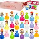 Princess Party Gifts for Girls: 12 Pack Valentines Day Favors with 24 Dresses
