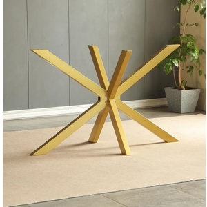 28 Inch Modern Table Base Gold, Metal Dinning Table Legs with Suction Cups, Heavy Duty Desk Base for Marble,Glass,Wood Top, Set of 4 Furniture Legs for Home,Kitchen,DIY Bench Legs Coffee Table (Gold) 28 Inch Modern Table Base Gold, Metal Dinning Table Legs with Suction Cups, Heavy Duty Desk Base for Marble,Glass,Wood Top, Set of 4 Furniture Legs for Home,Kitchen,DIY Bench Legs Coffee Table (Gold)