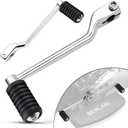 Benlari Heel Toe Shifter Lever Pegs, Stainless Steel Shift Pegs Fit for Harley Touring 1988-2024 Street Glide Road Glide Electra Glide Road King, 2008-2024 Trike, 1986-2017 FL Softail, Chrome, 2PCS