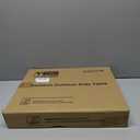 Outdoor Side Table, 2-Tier Small Outdoor Table for Patio, Adirondack Side Tables for Outside or Indoor, Bamboo End Table for Pool, Porch, Weather Resistant Easy Maintenance-Black