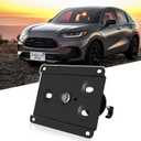 No Drill Front License Frame Compatible with Honda HR-V, Odyssey 5th gen, Passport 3rd gen, Pilot 4th gen, Ridgeline 2nd gen Anti-Theft License Plate Grille Mount Holder Car Tag Covers Rust-Proof