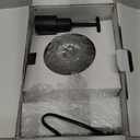 Candle Warmer Lamp with Timer & 2 Bulbs, Dimmable Electric Candlelight Adjustable Height and Brightness Candle Wax Warmer for Jar Candles Bedroom Home Decor House Warming Gift (Frosted Clear)